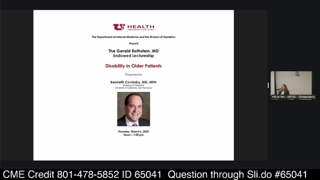 Grand Rounds: Kenneth Covinsky, MD, MPH