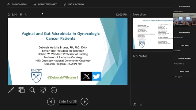 Grand Rounds: Deborah Watkins Bruner, RN, PhD, FAAN