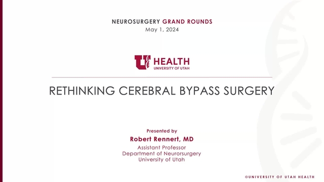 Grand Rounds: Robert C. Rennert, MD