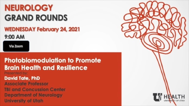 Grand Rounds: David Tate, PhD