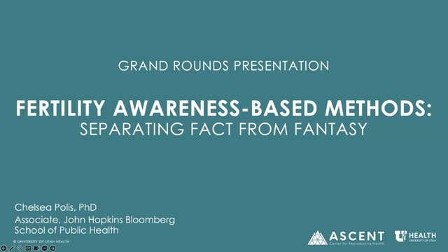 Grand Rounds: Chelsea Polis, PhD