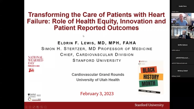 Grand Rounds: Eldrin F. Lewis, MD 