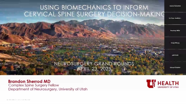 Grand Rounds: Brandon Sherrod, MD
