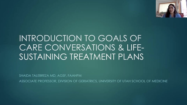 Grand Rounds: Shaida Talebreza, MD 