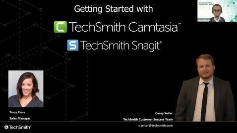 Thumbnail for entry TechSmith: Camtasia &amp; Snagit for Education