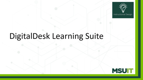 Thumbnail for DigitalDesk Learning Suite
