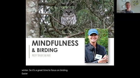 Thumbnail for Birds and Coffee Chat:  Mindfulness and Birding