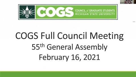 Thumbnail for COGS Full Council 02.16.22