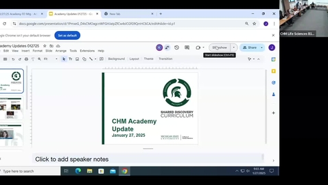 Thumbnail for CHM Academy Fellow Development 1/27/2025