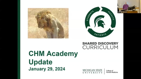 Thumbnail for entry CHM Academy Fellow Development 1/29/2024