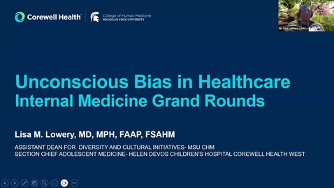 Thumbnail for Unconscious Bias in Healthcare - February 25, 2025