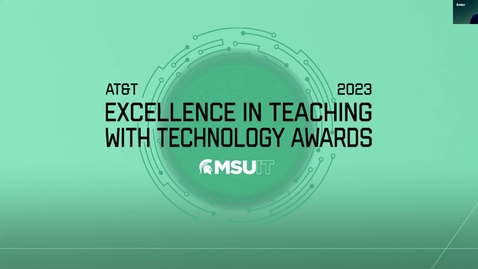 Thumbnail for entry AT&amp;T Excellence in Teaching with Technology Awards