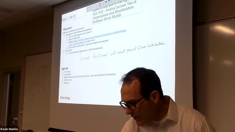 Thumbnail for ACC833 Class 1 - Jan14 - 9:40