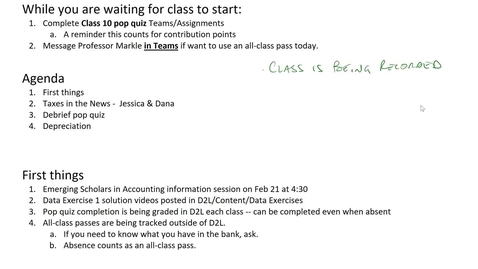 Thumbnail for Class 10 - Feb 15