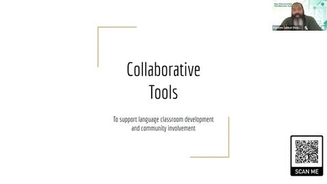 Thumbnail for entry Collaborative Tools to Support Language Classroom Development and Community Involvement