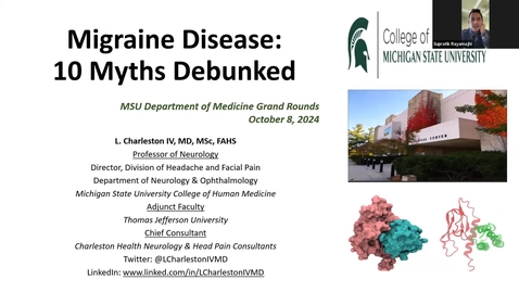 Thumbnail for Migraine Disease: Ten Myths Debunked - October 8, 2024