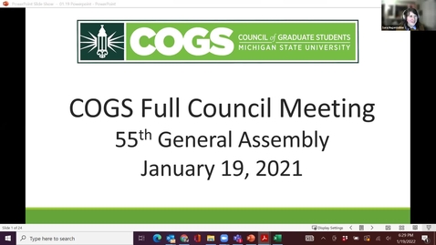 Thumbnail for entry COGS Full Council 01.19.22
