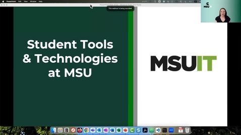 Thumbnail for entry Student Tools &amp; Tech at MSU