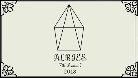 Thumbnail for entry 2018 Albies Awards Show