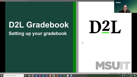 Thumbnail for D2L Gradebook Setup