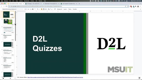 Thumbnail for entry D2L Quizzes (02.09.2022)