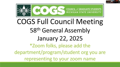 Thumbnail for COGS Full Council 1.22.25
