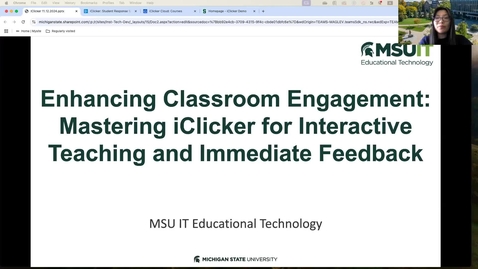 Thumbnail for Enhancing Classroom Engagement: Mastering iClicker for Interactive Teaching and Immediate Feedback