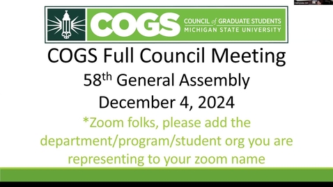 Thumbnail for COGS Full Council 12.5.24