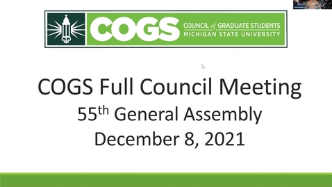 Thumbnail for COGS Full Council 12.8.21