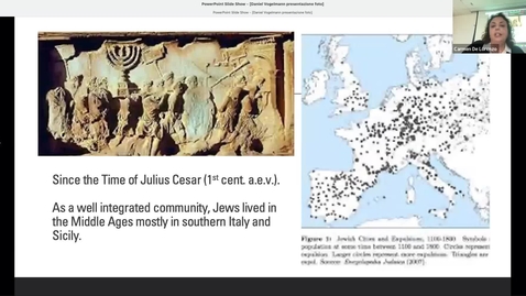 Thumbnail for “History and Geography of the Jewish population in Italy and the establishment of the Casa Editrice Giuntina in Florence”