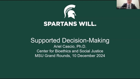 Thumbnail for Supported Decision-Making - December 10, 2024