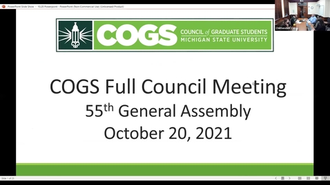 Thumbnail for entry COGS Full Council 10.20.21