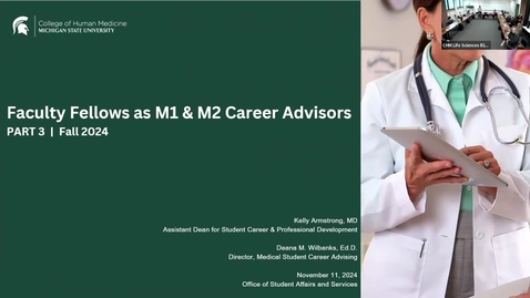 Thumbnail for CHM Academy Fellow Development 11/11/2024 Part 2