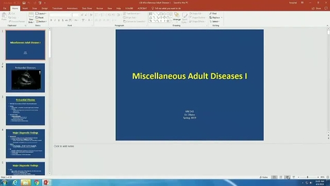 Thumbnail for entry VM 565-Misc_Adult_Diseases (oldEcho360_Lect22)