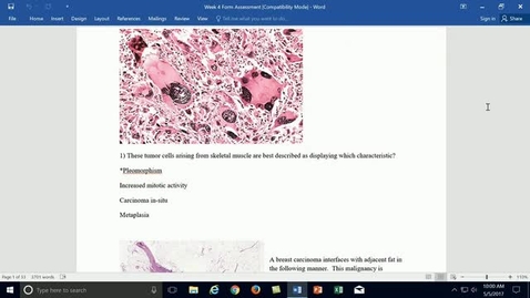 Thumbnail for entry Histology and Pathology Intersession 2A - 5/5/17