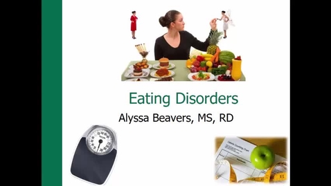 Thumbnail for entry Eating disorders