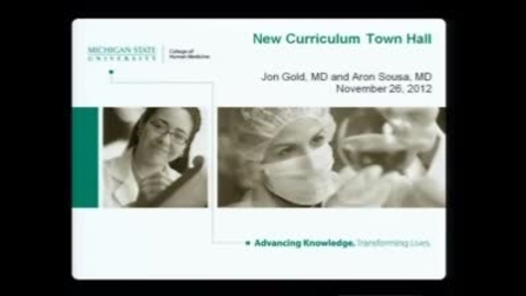 Thumbnail for entry CHM Curriculum Town Hall 2012-11-26