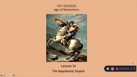 Thumbnail for Lecture 14: Napoleonic Empire