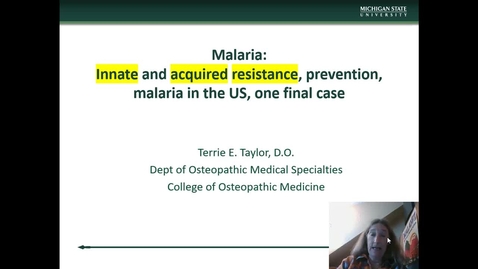 Thumbnail for entry IM618 - Malaria Part 5 - Innate Resistance