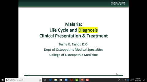 Thumbnail for entry IM618 - Malaria Part 2 - Diagnosis