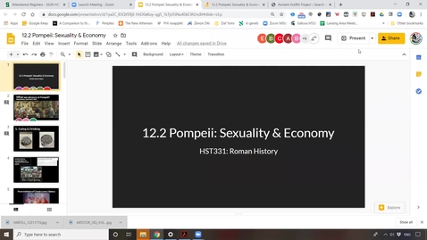 Thumbnail for Lecture 12.2  Pompeii: Sexuality &amp; Economy