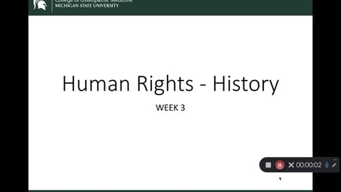 Thumbnail for entry OST 825 Gifford: Wk 3 Human Rights - History
