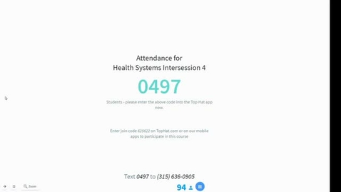Thumbnail for entry Health Systems Intersession 4P - 6/5/17_001