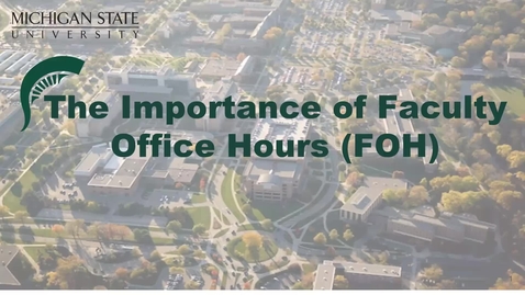 Thumbnail for Importance of Faculty Office Hours