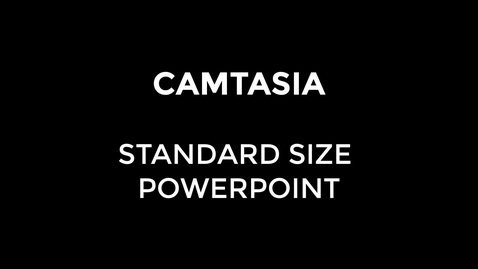 Thumbnail for Camtasia and Zoom - Standard vs Widescreen