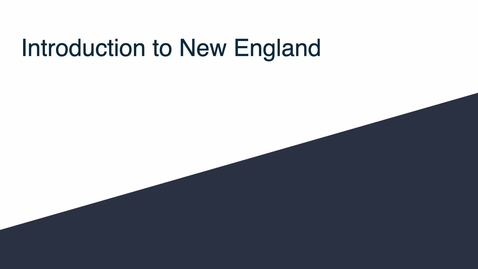 Thumbnail for GEO330: Welcome to New England