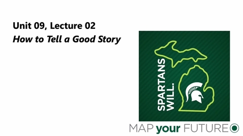 Thumbnail for GEO 325, Video Microlecture: Unit 09 (Spatial Critical Thinking), Lesson 02 (How To Tell A Story), Video 1