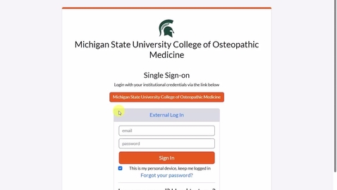 Thumbnail for Viewing Course and Class Calendars on Medtrics