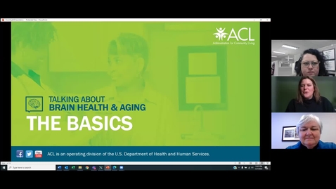 Thumbnail for WorkLife Office Presents: Adult Caregivers Employee Resource Group - Talking About Brain Health &amp; Aging: The Basics