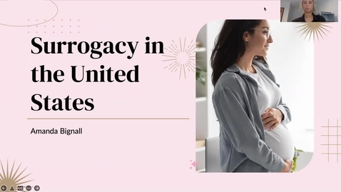 Thumbnail for entry Surrogacy in the United States Presentation: Amanda Bignall
